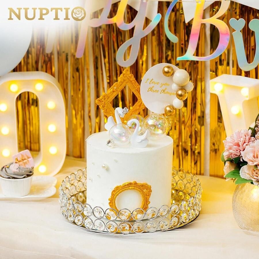 Allecto Plus Decoratief Ijdelheid Dienblad in Zilver voor Kaptafel Multifunctioneel voor Parfum Sieraden Kaarsen