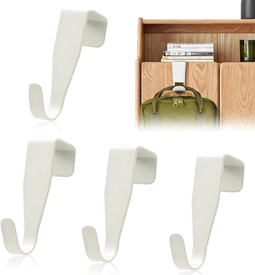 Allecto Plus Deurhaken Set voor op Hangen Sterren Kledinghaken Binnen en Buiten (Wit)