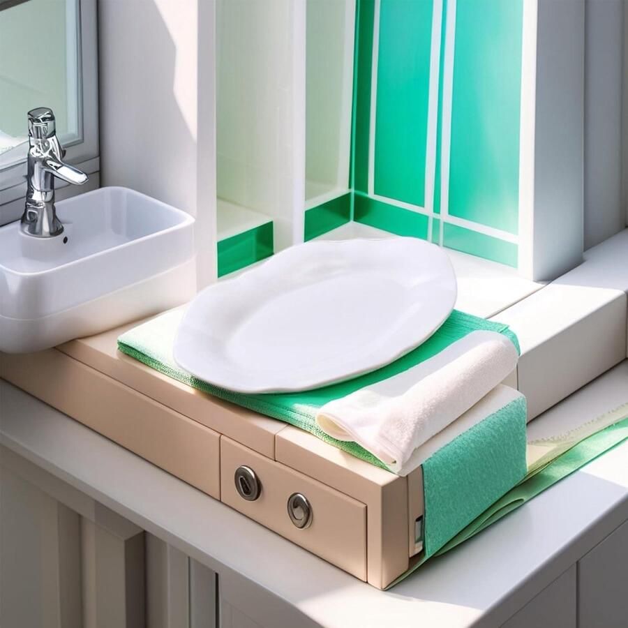 Allecto Plus Dienblad voor ringen en sieraden Keramische sleutelhangerorganizer Decoratieve plaat Sieradendisplay organizer Entree commode Ring platte standaard (25 x 16 5 cm)