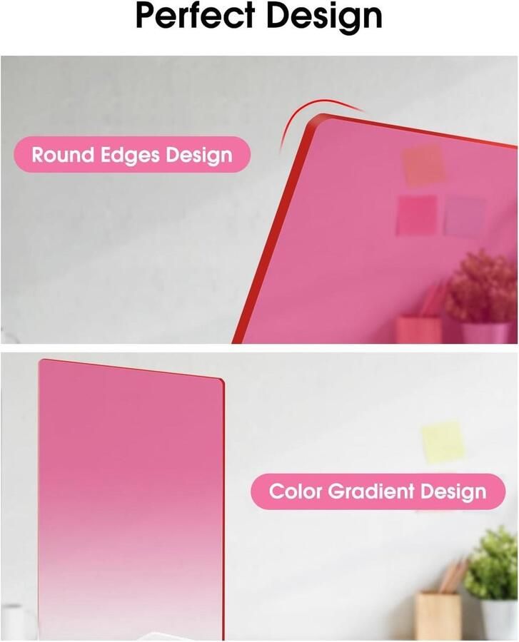 Allecto Plus Doorzichtige acryl boekensteunen voor boekenplanken en desktop Antislip boekorganizer voor bibliotheek en schoolbenodigdheden