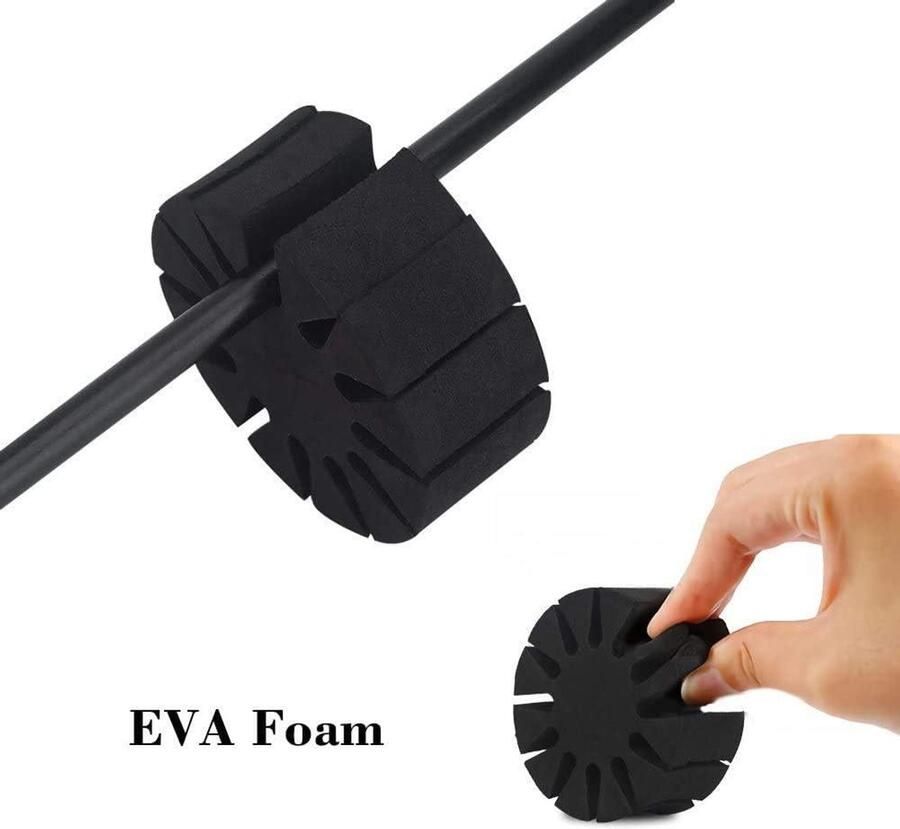 Allecto plus Draagbare Ronde Eva Foam Pijl Bescherming Rek voor Outdoor Boogschieten 6 stuks Opbergrek voor 12 Pijlen