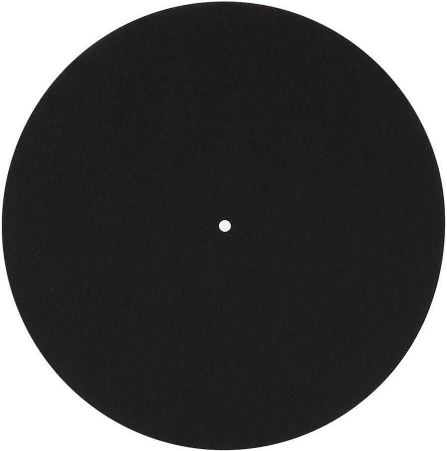 Allecto plus Draaitafelmat 12-inch (2 stuks) voor thuisgebruik disc beschermers tegen stof en statische geluiden