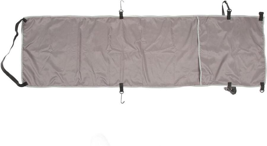 Allecto Plus Ergonomische Voetensteun voor Vliegtuig Verstelbaar en Lichtgewicht Grijs Comfortabel Reizen Voeten Hangmat Vliegtuig Accessoire