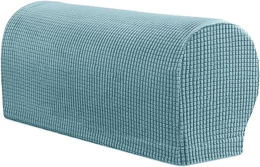 Allecto plus Fauteuilhoezen voor armen Stof- en vlekbestendig Set van 4 Blauw Meubelbeschermer met Kussenovertrekken. Beschermt uw bank tegen vlekken. Perfecte aanvulling voor uw interieur