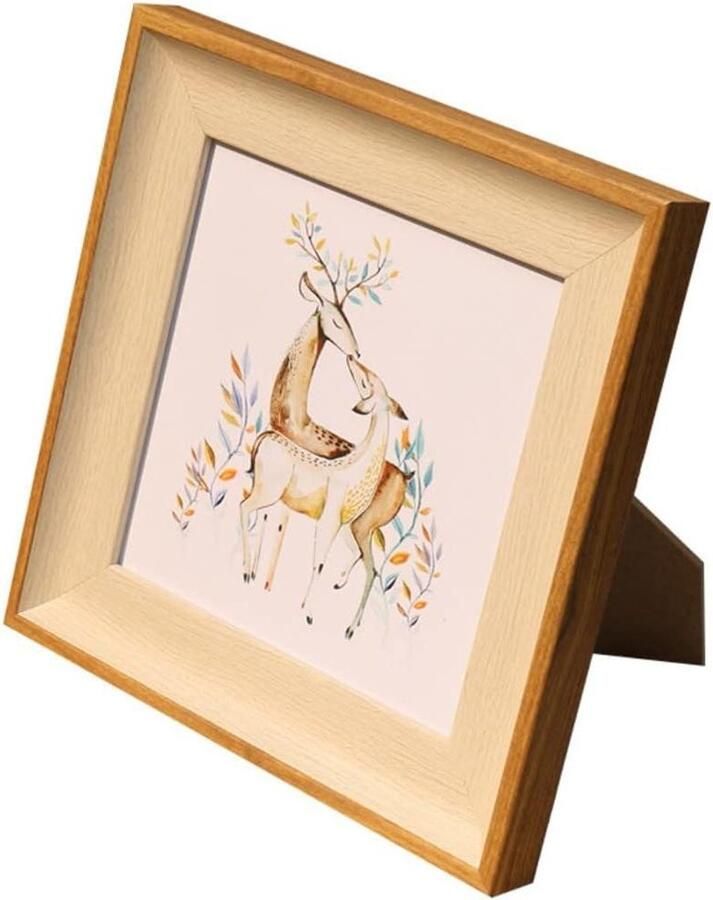 Allecto plus Fotolijst 20 x 20 cm voor tafel of muur Familie en ouders cadeau Stijlvol design