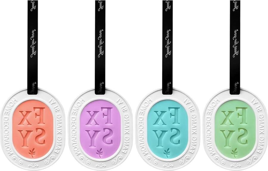 Allecto Plus Frisse geurzakjes voor kledingkast en auto 4 geuren Kamergeur Geschenken voor mannen en vrouwen