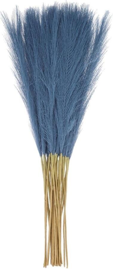 Allecto plus Gedroogde pampasgras 30 stuks 53 cm herfstdecoratie thuis vaas vloeren tafel bruiloft blauw