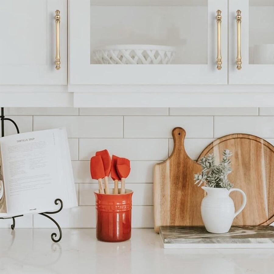 Allecto plus Gouden Kastgrepen 128mm voor Thuis en Keuken Zinklegering Keukengrepen met Garderobekastengrepen