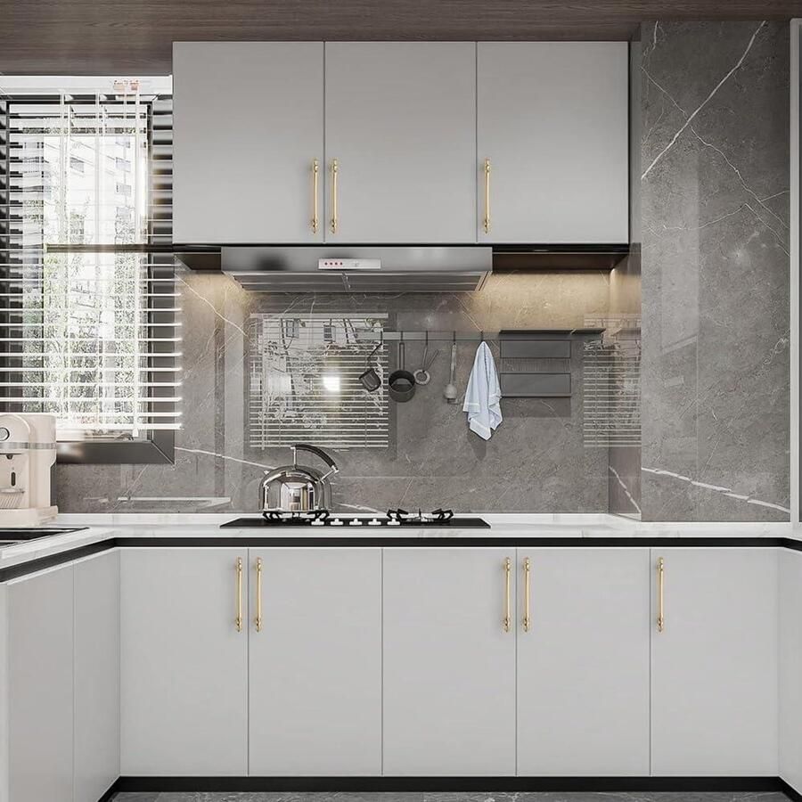 Allecto plus Gouden kastgrepen voor keuken en garderobe