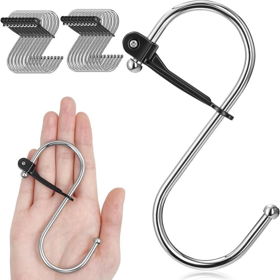 Allecto Plus Grote S-haken 20 stuks Duurzaam en veelzijdig Voor keuken garderobe garage