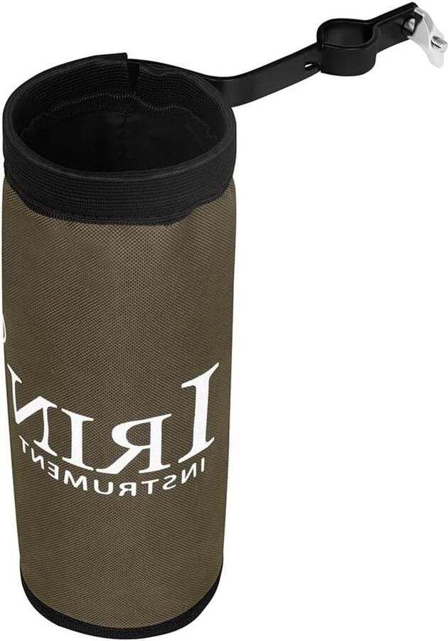 Allecto Plus Grote Trommelstok Houder met Stalen Beugel voor Drumstel in Bruin Ruime Capaciteit