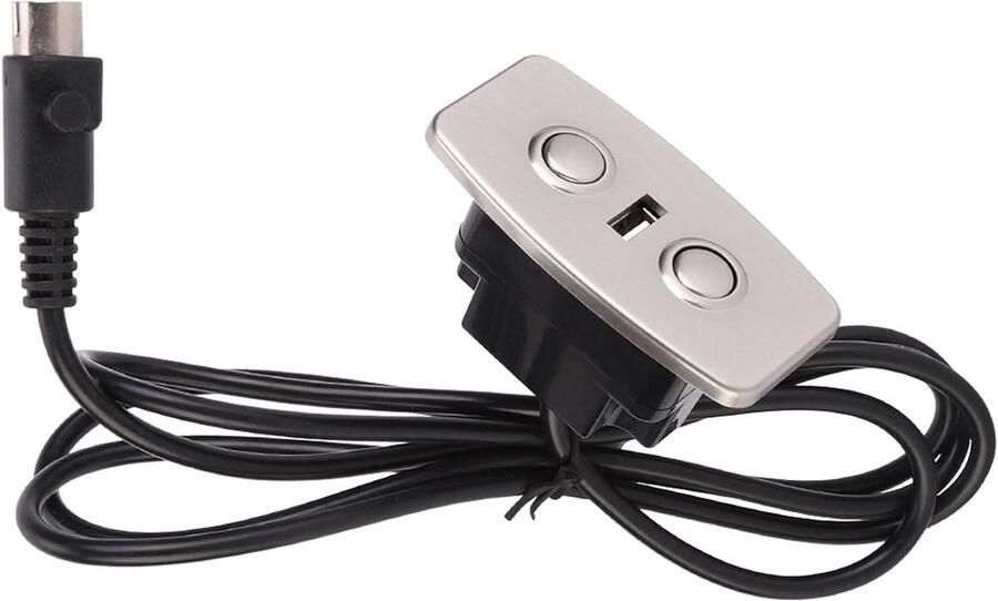 Allecto Plus Handcontroller voor Elektrische Fauteuil 2 Knoppen USB LED-display Elektrische Bankbediening ABS-materiaal Optillen Handcontroller Licht Controlleur Elektrische Stoel Schakelaar