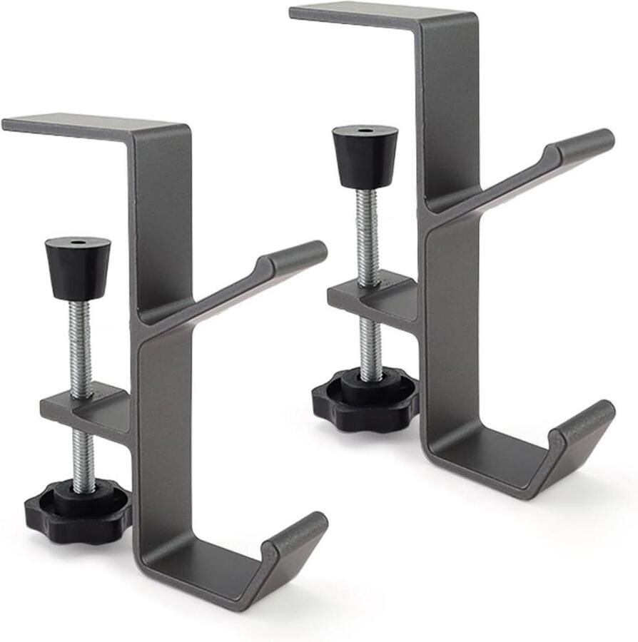 Allecto Plus Handtas Haakjes voor Tafel 2 Stuks Handtas Houders voor Minder Bureau Rommel Tafel Opbergrek Handige Handtas Ophanghaakjes