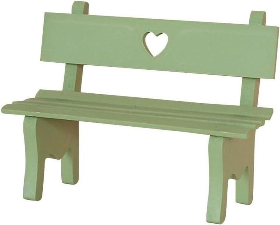 Allecto plus Houten Bankje Buiten Accessoires Tuindecoratie Slaapbank Mini Bamboe Straatbank Poppenhuis 12 Bank Decoratieve Houten Bank