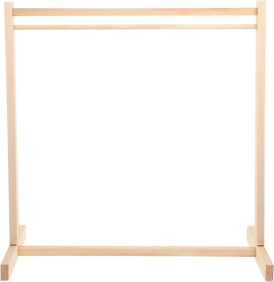 Allecto plus: Houten Poppenhuis Kledingrek voor Minipoppetjes Poppen Hanger Kledinghangers Opslag Meubilair Haakje Baby