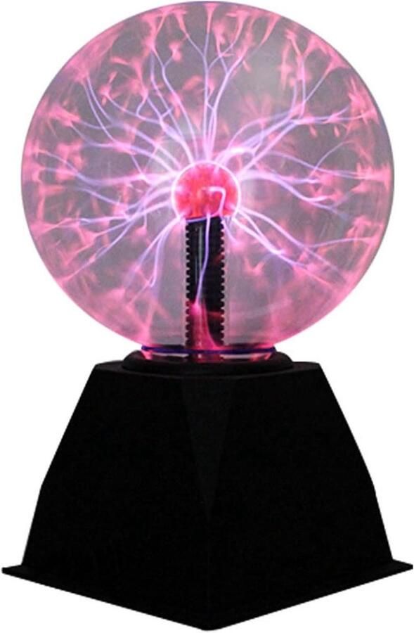 Allecto Plus Interactieve 3 Inch Magic Plasma Bol Lamp met USB Aansluiting voor Decoraties en Feesten in de Slaapkamer