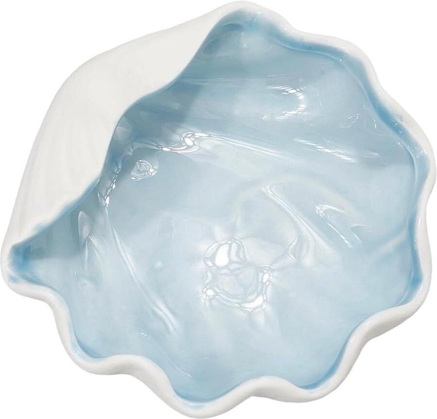 Allecto plus Keramische Schotel voor Sieradenorganisatie en Display Zee Thema Ideaal voor Verjaardag Bruiloft en Zomerparty Dressoir Decoratie