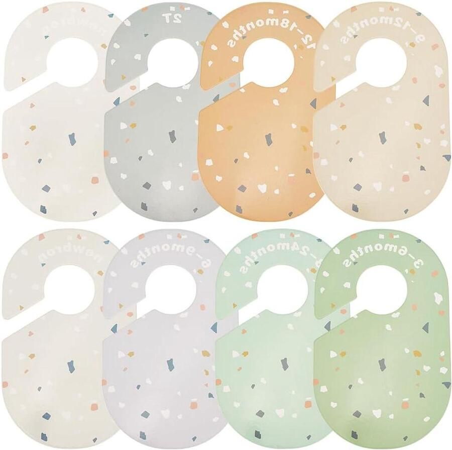 Allecto plus Kledingkast Verdelers Organizers Kast Label Verdelers Kleding Sorteerkasten Kinderkamer Decor Herbruikbare Verdelers Ovaal Etiketten