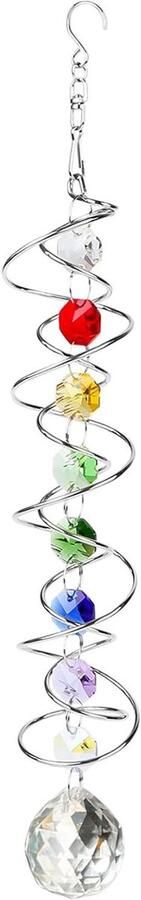 Allecto Plus Kristallen Zonnevanger Regenboog Windspel voor Kroonluchters en Ramen Tuin en Bruiloftdecoratie