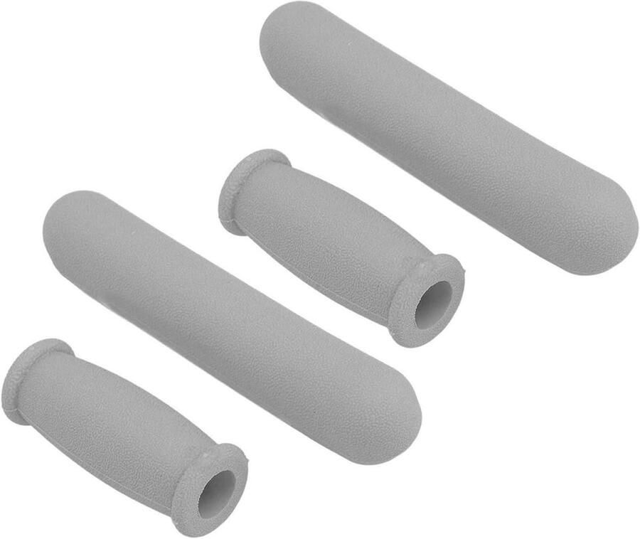 Allecto Plus Krukvervangingsset met Hoezen voor Handgrepen Comfortabele Onderarmvulling Rubberen Kussens Vocht- en Geurreducerend Accessoires voor Standaard Krukken Wasbaar Ademend