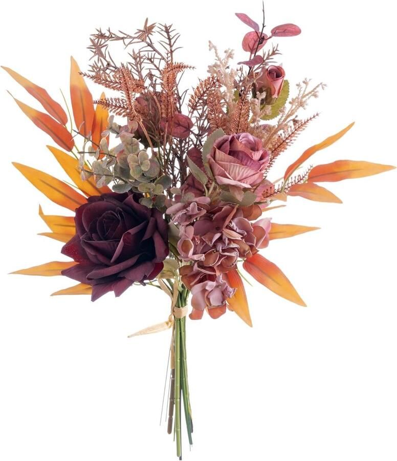 Allecto Plus Kunstbloemen Zijde Roos voor DIY Bruiloft en Huisdecoratie Realistische Kunstmatige Planten voor Boeket Bourgondië Bouquet Tuin en Kantoor Decoratie Tafel Centerpieces Feest en Hotel Versiering