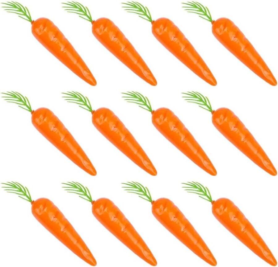 Allecto plus Kunstmatige Mini Wortelen 30 stuks Decoratief Konijn Voedsel Thuis Keuken Tafel Decoratie