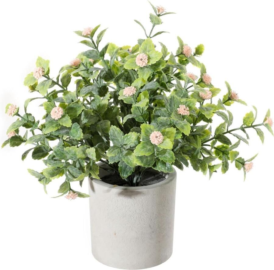 Allecto Plus Kunstplanten Eucalyptus voor Thuis Bureau en Badkamer Decoratieve Nepplanten voor Plank Boerderij en Salontafel