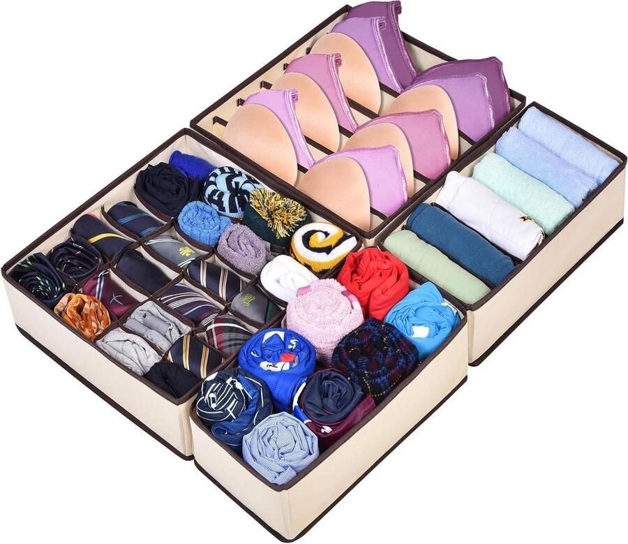 Allecto plus Lade Organizer voor Kleding en Accessoires 7 Vakken