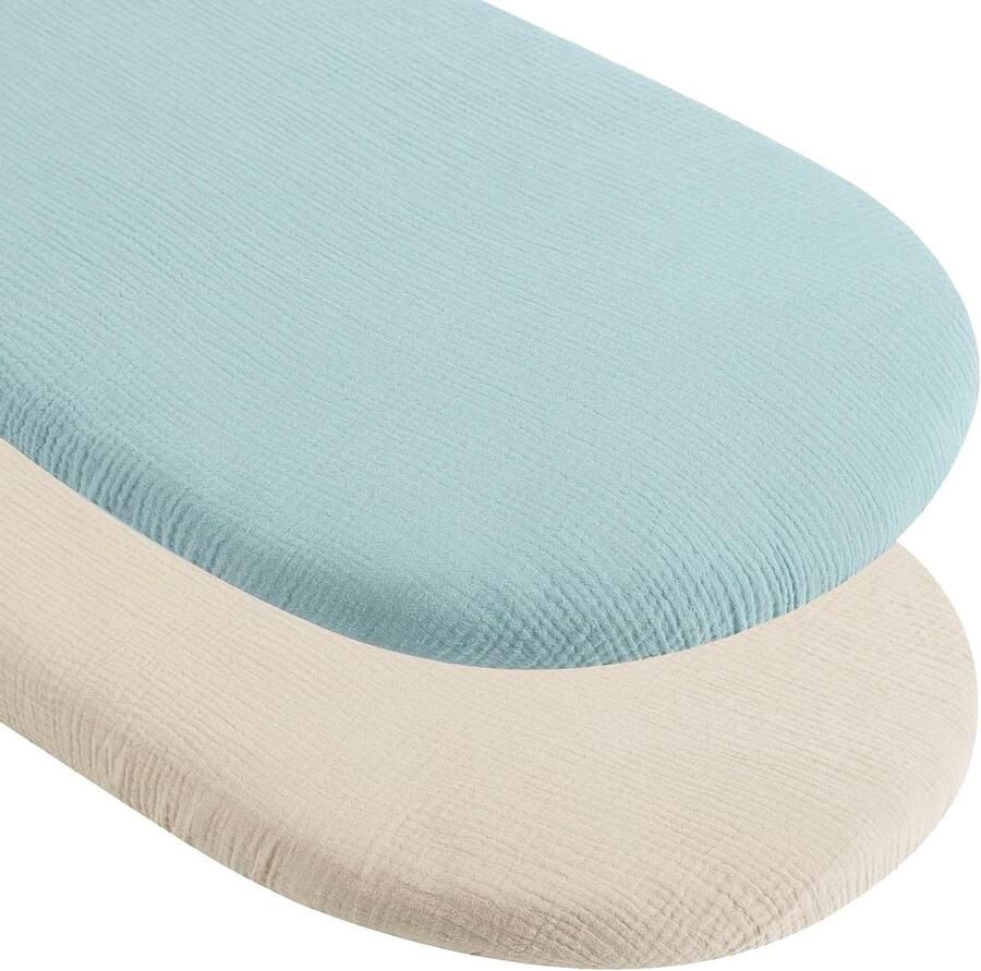 Allecto Plus Lakentje voor Wandelwagen Matras Blauw Pram Accessoires Baby Nest Beddengoed