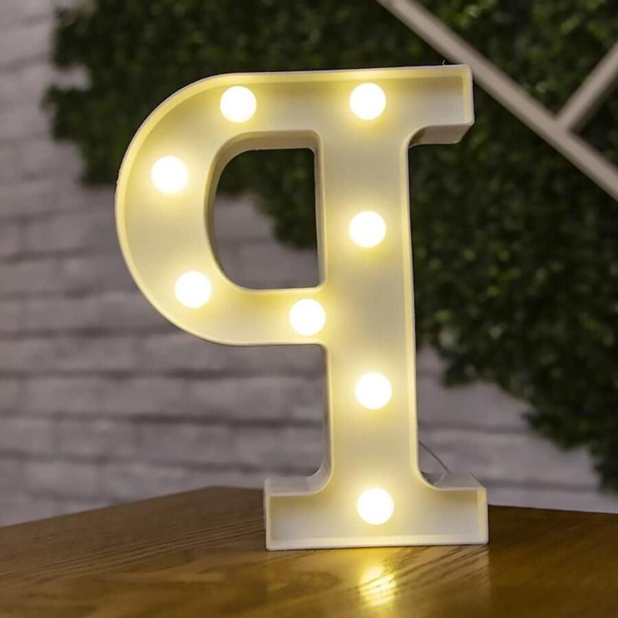 Allecto plus Letterverlichting LED-symboolvorm alfabet tafellampen verlichte woorden feestelijke wanddecoratie voor thuis Party Decoratie Verjaardag Bruiloft