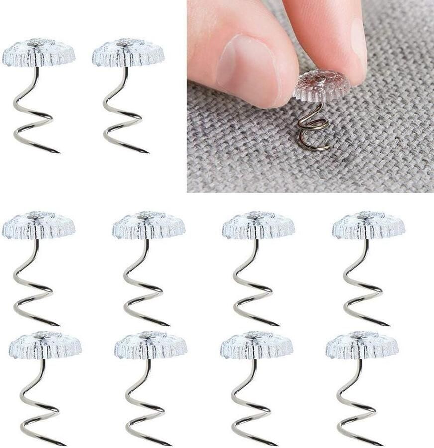 Allecto Plus Lichte twistpinnen 100 stuks voor tapijt hoes tegen bedwantsen matrassen hoofdeinde