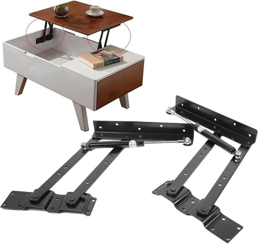 Inovra Plus Lift Top Salontafel met Besparende Lift Mechanisme voor Ruimtebesparing