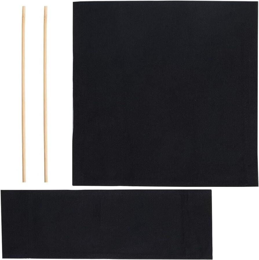 Allecto plus Make-up kunstenaar stoelhoes 1 set zwart canvas Draagbaar en casual Vervangende stof voor klapstoelen Tuin en buitengebruik Klein formaat puntige directeuren stoelhoezen