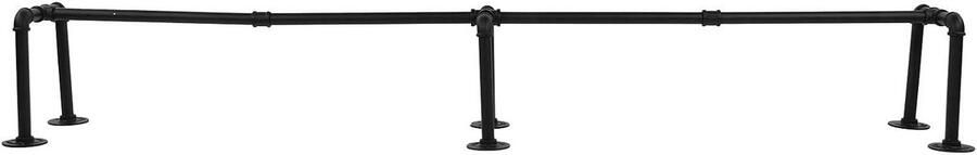 Allecto Plus Metalen kledingrek voor georganiseerde kledingopslag thuis en in de salon