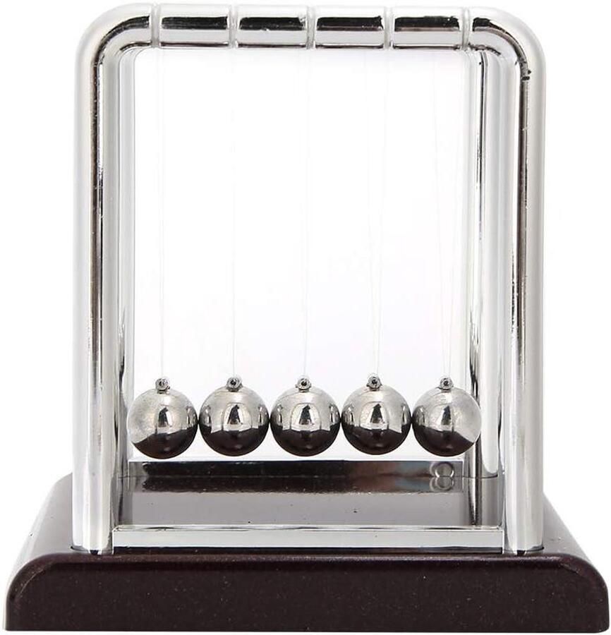 Allecto plus Metalen Newton Pendulum voor Intelligentie Ontwikkeling Beschrijving: Ontdek een interessant metalen pendulum voor intelligentie ontwikkeling en decoratie op je bureau. Perfect voor fysica liefhebbers