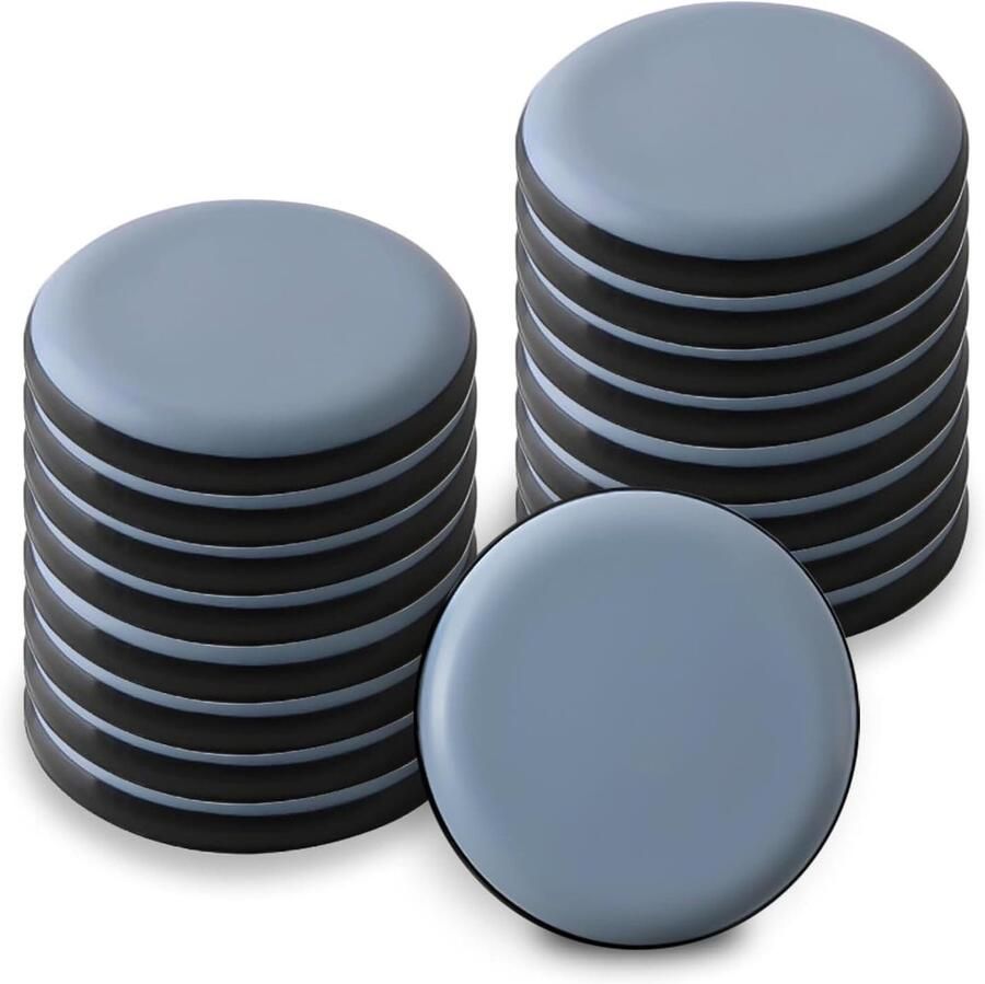 Allecto Plus Meubelglijders set met 24 stuks voor moeiteloos verplaatsen op vloeren en tapijten