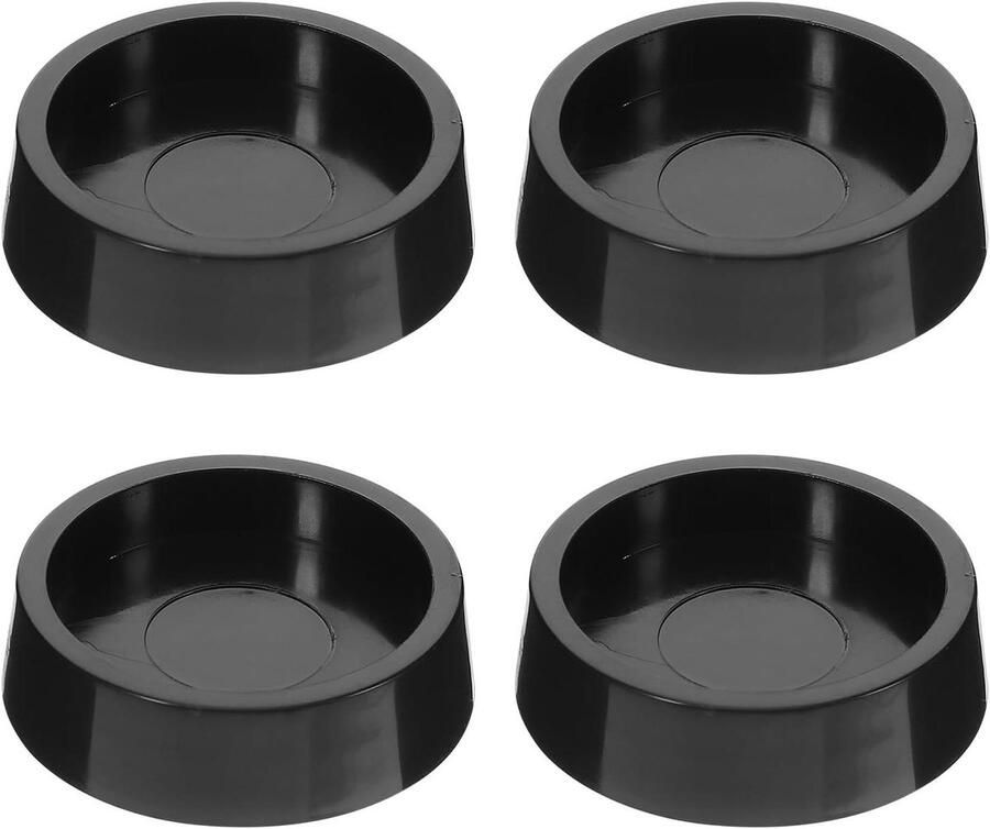 Allecto Plus Meubelglijders Vloermat 4 stuks stoelkussen Bescherming Zwenkwielen Vloer Stoelwielstopper