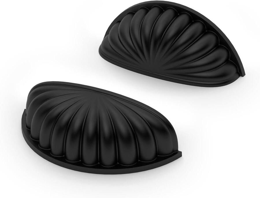 Allecto plus Meubelgrepen Zinklegering Zwart 10 Stuks Kastgrepen Keukengrepen Gatafstand 192 mm Ladegrepen Keukenkasten Kledingkast