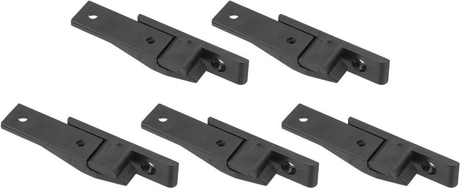 Allecto plus Meubelpaneelbevestiging 5 stuks 68 6 x 16 mm scharnierhoek drukknop clips hoekgesp voor kast kledingkast Romeinse zuilverbinding