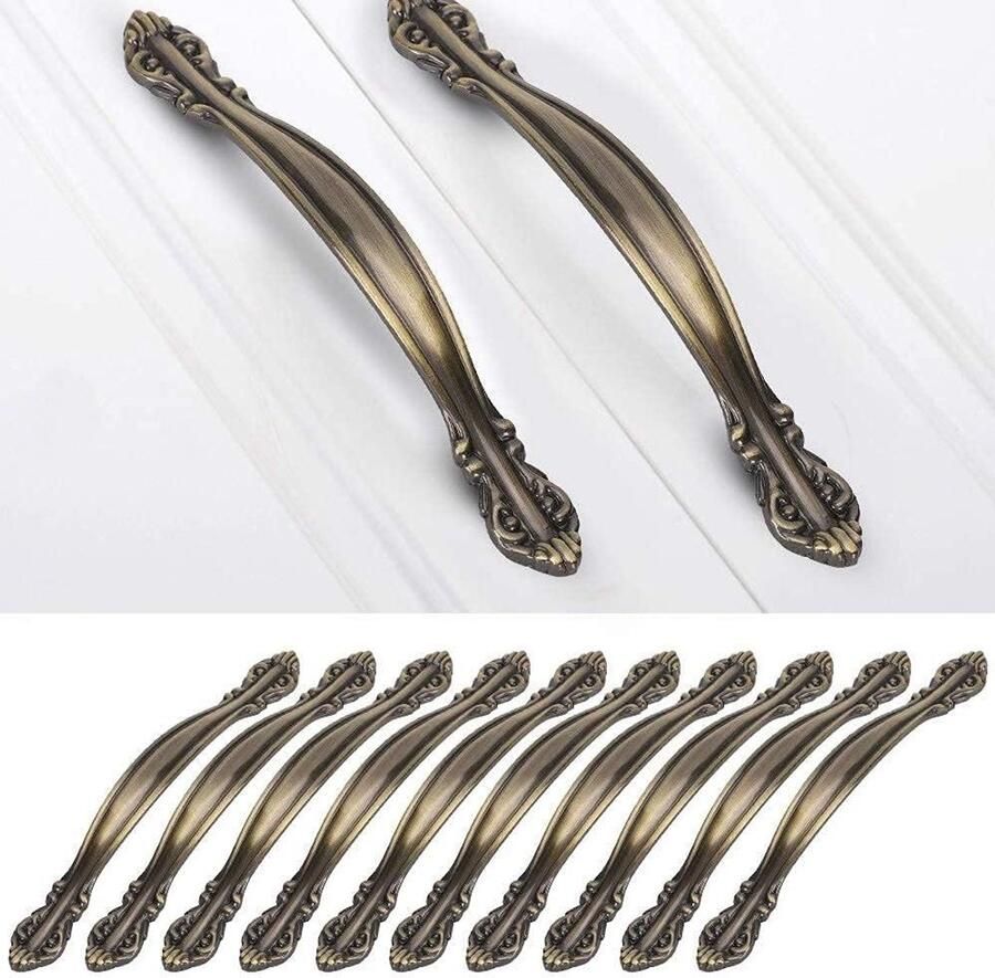 Allecto plus 10-delige set Meubels Deur Arch Lade Pull Handvat Kabinet Keuken Knoppen Cabiethardware Handvat Pull Meubels Deur Pull