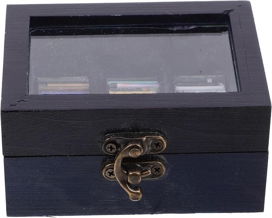 Allecto Plus Mini-boekenkast ornament voor boekenliefhebbers decoratieve miniatuur boekenkast