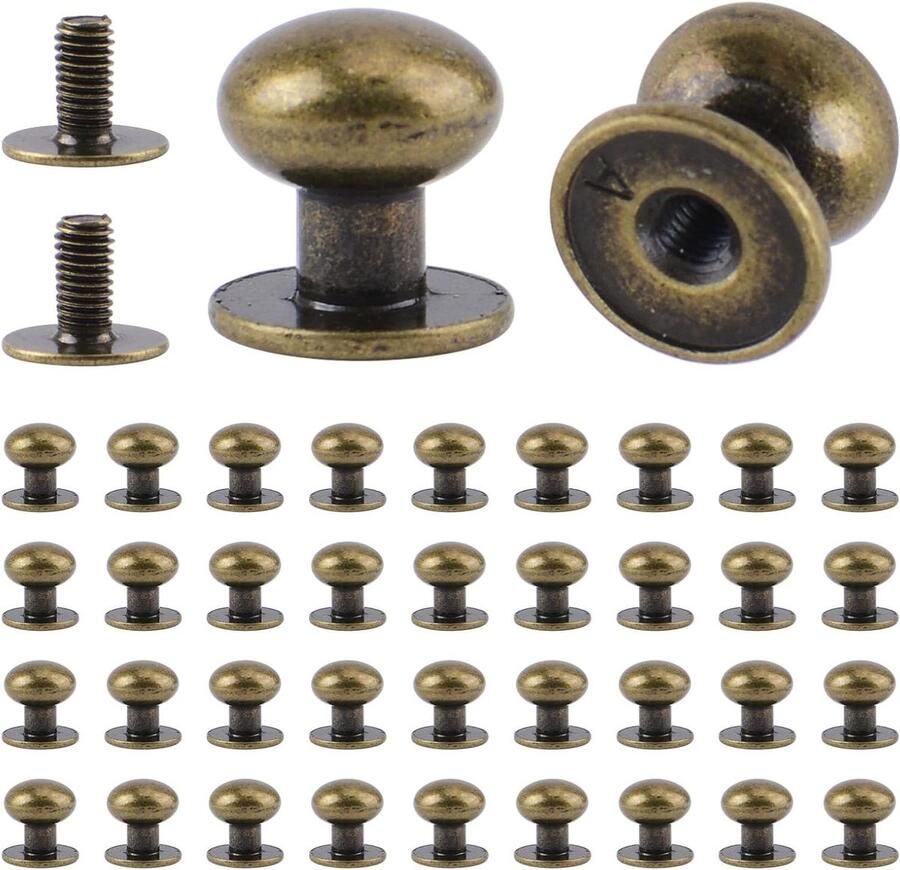 Allecto plus Mini lade trekt 36 knoppen voor juwelendoos Brons Decoratieve knoppen voor meubels