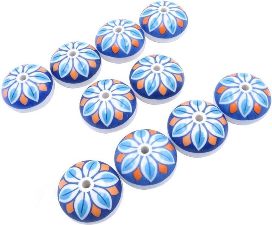 Allecto plus Moderne Wind Meubelknoppen Handgeschilderde Keramische Handgrepen 10 Stuks Kast Garderobe Lade Deurgrepen