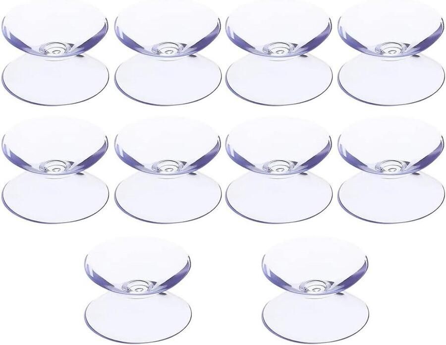 Allecto plus Multifunctionele Siliconenrubber Zuignappen voor Tafel Set van 10 Antislip 20 mm