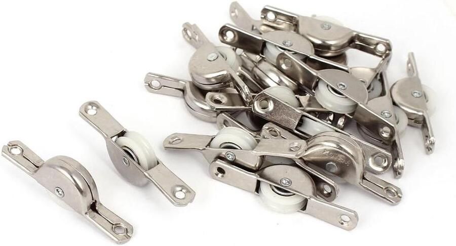 Allecto plus Nylon Wiel Venster Katrol voor Garderobe Schuifdeur Kast 20 Stuks