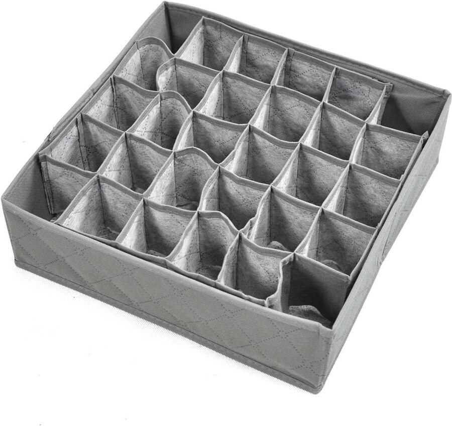 Allecto plus Opbergdoos voor Sokken Stropdassen en Ondergoed Kledingkast Organiserende Opbergdoos