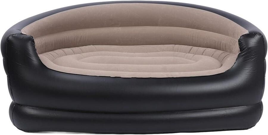 Allecto plus Opblaasbare bank voor buiten Draagbare opblaasbare stoel Comfortabele luchtstoel Waterbestendige luchtmatras Campingstoel voor ultiem comfort