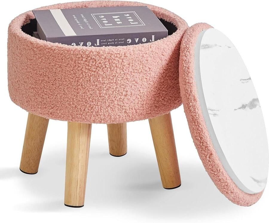 Allecto Plus Opslag Kleine voetenbank voor hoge bedden en bank WBD006P Comfortabel en praktisch