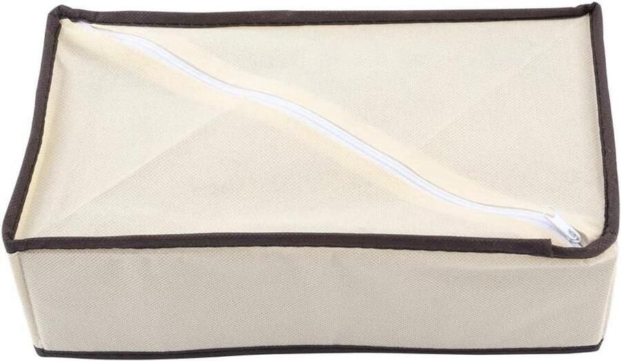 Allecto Plus Opvouwbare ladeorganisator voor beha's en sokken met 8 roosters