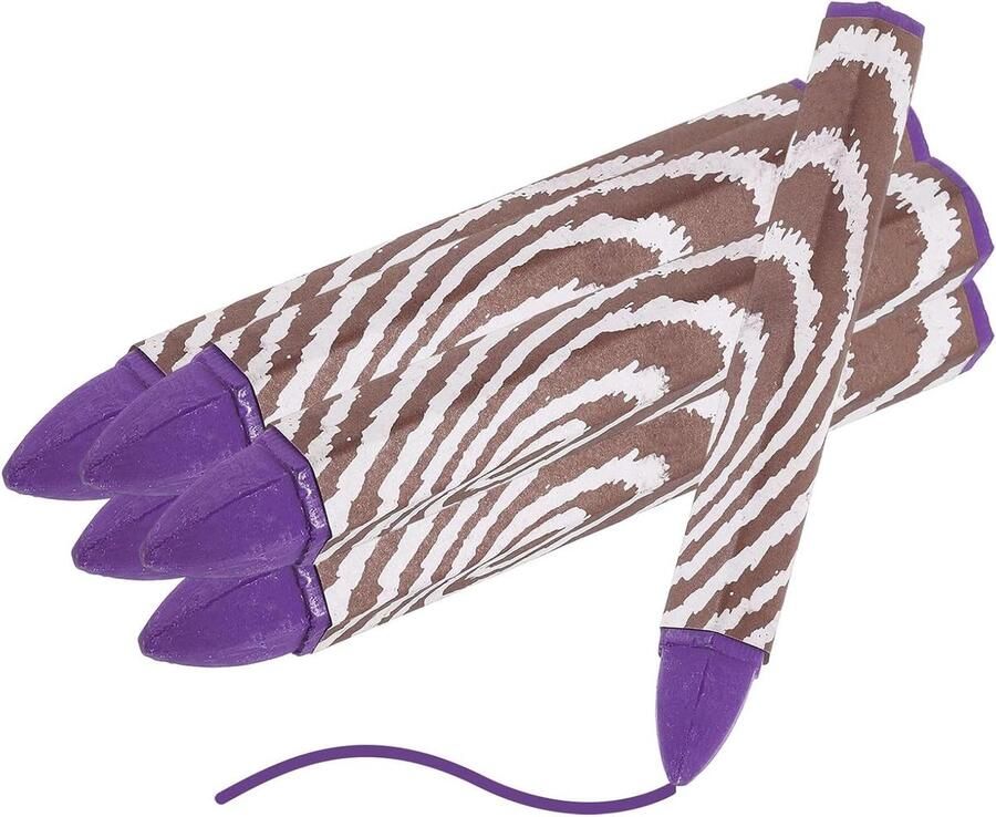 Allecto plus Paars markeringskrijt voor meubels en meer 6 stuks Waterbestendig Geschikt voor hout glas en keramiek 10 4 x 1 4 cm